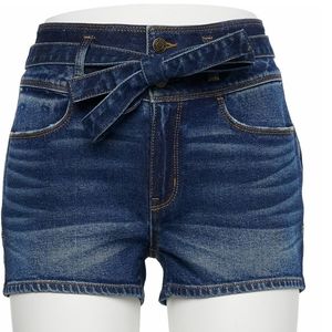 Mudd juniors' high rise belted Cutoff shortie shorts sizes 3 & 15 NWT